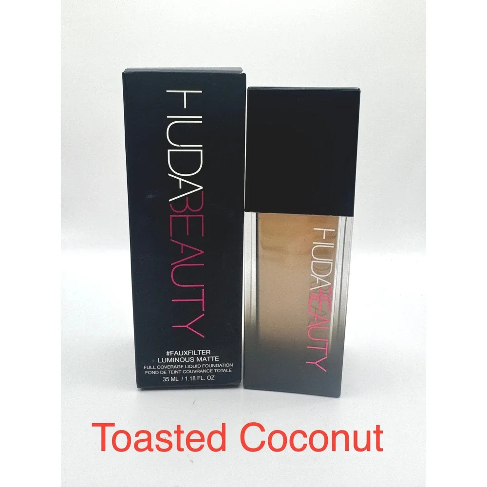 Huda Beauty FauxFilter Matte Foundation Toasted Coconut 240N NEW